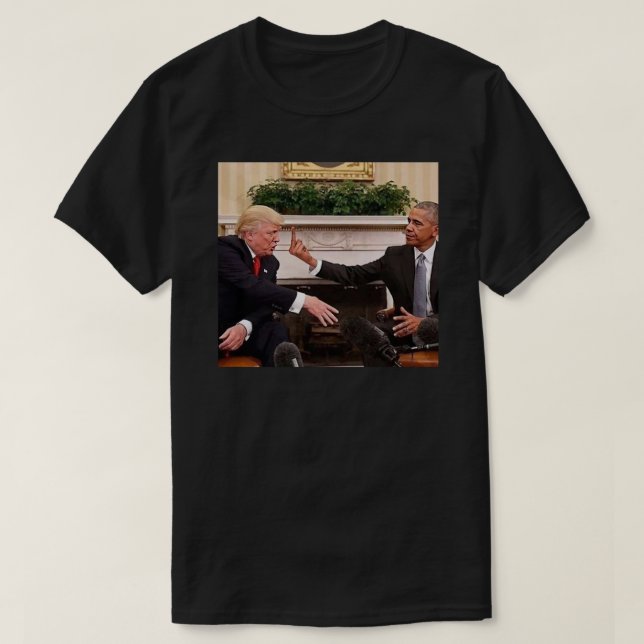 Camiseta Obama Desligando O Vedante (Frente do Design)