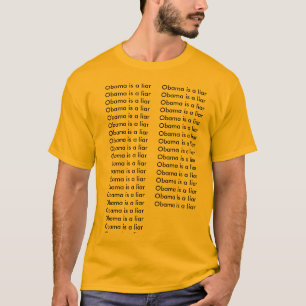 Camiseta Obama é um liarObama é um liarObama é um liarOb