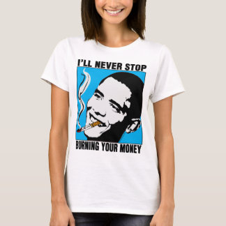 Camiseta Obama: Eu nunca pararei o TShirt da boneca