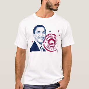 Camiseta Obama - feito nos EUA