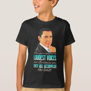 Camiseta Obama História Negra Presidentes do Dia dos Homens