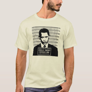 Camiseta Obama - inimigo público número um