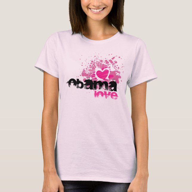 Camiseta Obama Love (Frente)