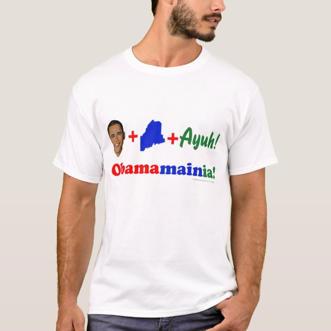 Camiseta Obama-Maine-Ayuh (Frente)