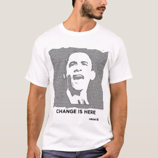 Camiseta Obama: Mude está aqui
