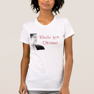 Camiseta obama, noiva para Obama