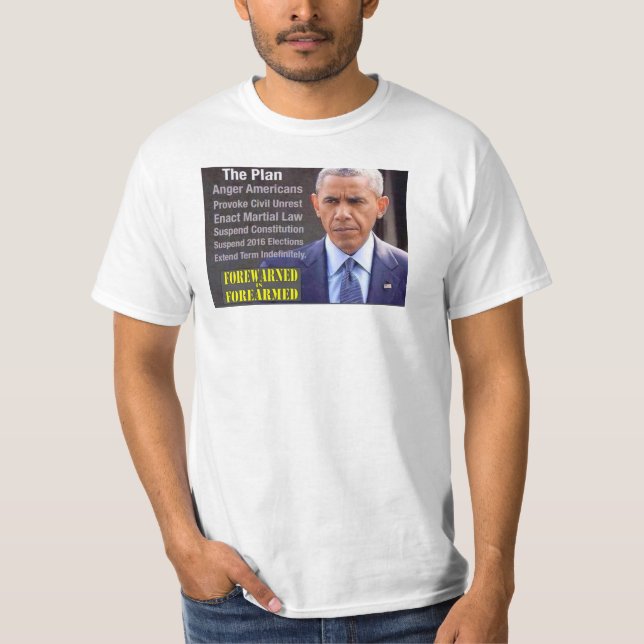 Camiseta OBAMA, O Plano (Frente)