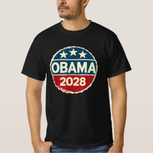 Camiseta Obama Para O Presidente 2028 Obama 2028