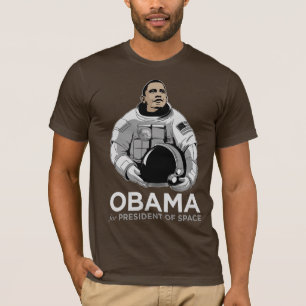 Camiseta Obama para o presidente do espaço
