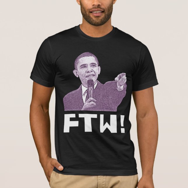 Camiseta Obama Pela Vencida! (magenta) (Frente)