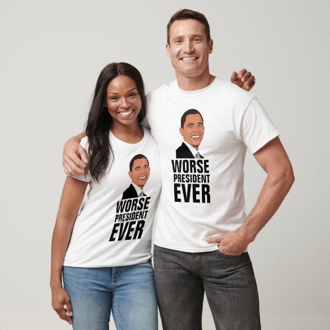 Camiseta OBAMA, Pior Presidente Ever T-shirts (Unissex)