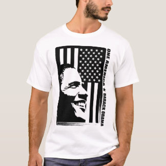 Camiseta Obama preto e branco