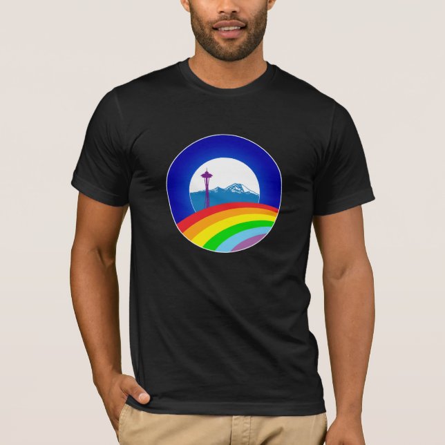 Camiseta Obama Pride, Ltd Edition Seattle Shirt, Black (Frente)