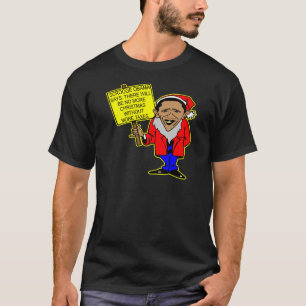Camiseta Obama Scrooge nenhum Natal mais impostos