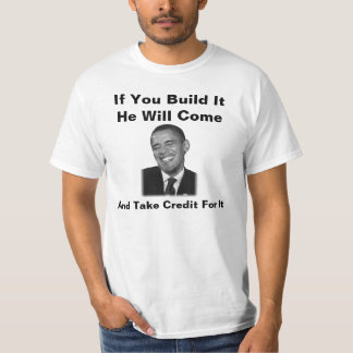 Camiseta Obama se você o constrói Camisa-você não construiu