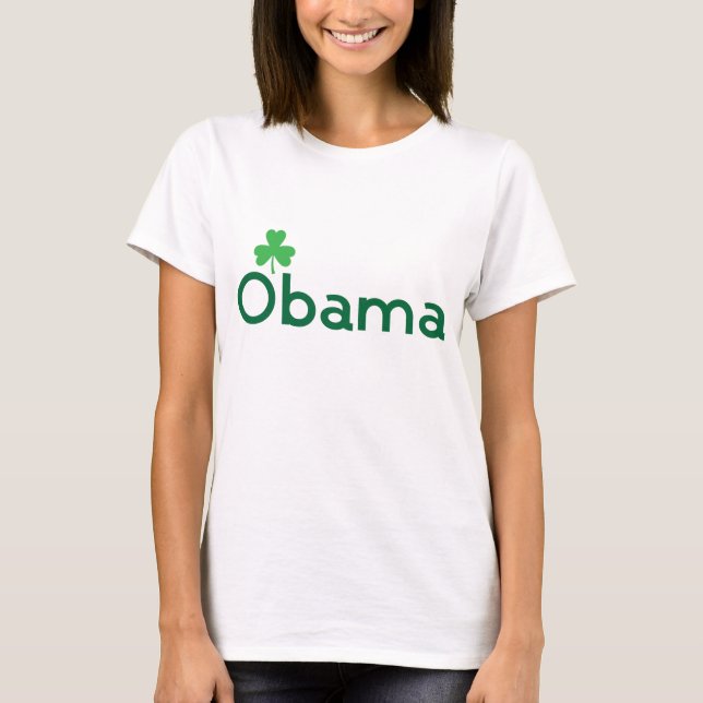 Camiseta Obama Shamrock (Frente)