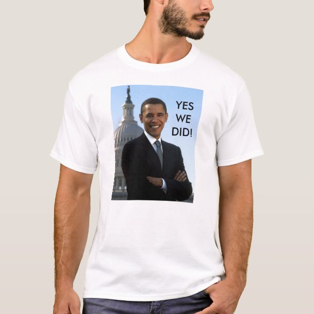 Camiseta Obama sim nós fizemos! (Frente)