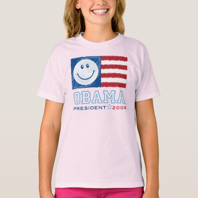 Camiseta Obama Smile (Frente)