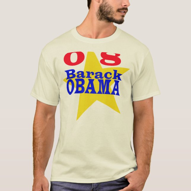 Camiseta Obama Star | (Frente)