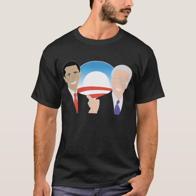 Camiseta Obama - Tshirt de Biden '08 (Frente)