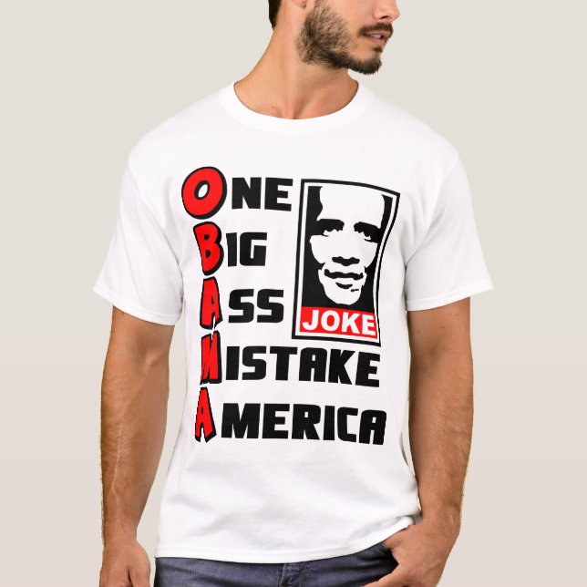 Camiseta OBAMA: Um erro grande (Frente)