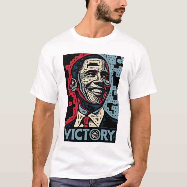 Camiseta Obama Victory (Frente)
