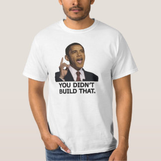 Camiseta Obama você não construiu aquele