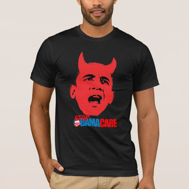 Camiseta Obamacare - pare Obamacare (Frente)