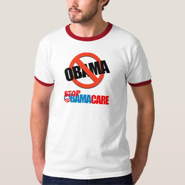 Camiseta Obamacare - pare Obamacare (Frente)