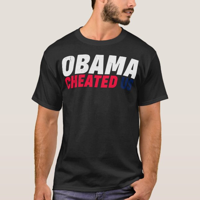 Camiseta Obamagate Scandal Clinton Trump (Frente)