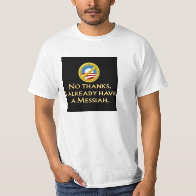 Camiseta ObamaMessiah (Frente)