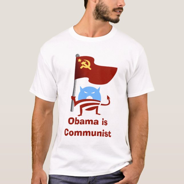 Camiseta ObamaMonster comunista (Frente)