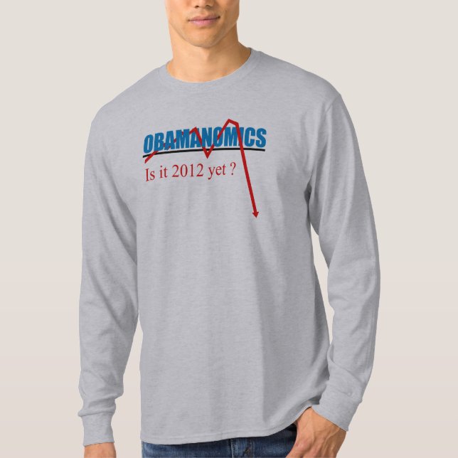 Camiseta Obamanomics - é 2012 ainda (Frente)