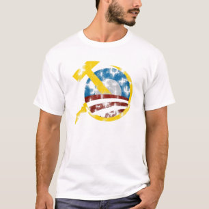 Camiseta Obammer & a foice desvaneceram-se t-shirt