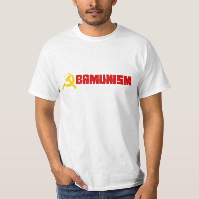 Camiseta Obamunism Bumpersticker (Frente)