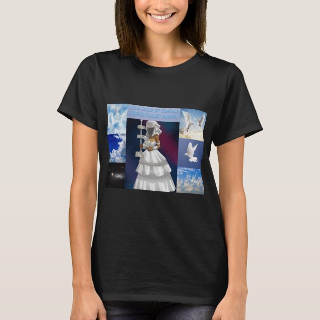 CAMISETA OBATALA SKY ORISHA ENERGY IFA PATRON (Frente)