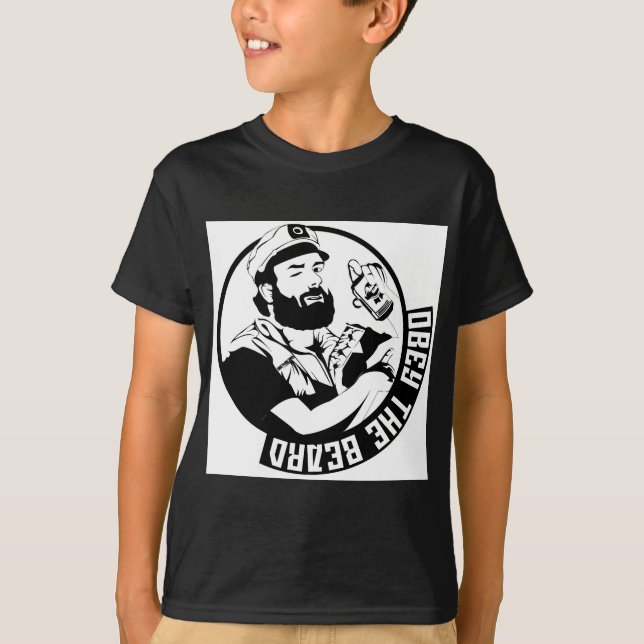 Camiseta Obedeça à barba (Frente)