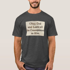 Camiseta Obedeça a Deus