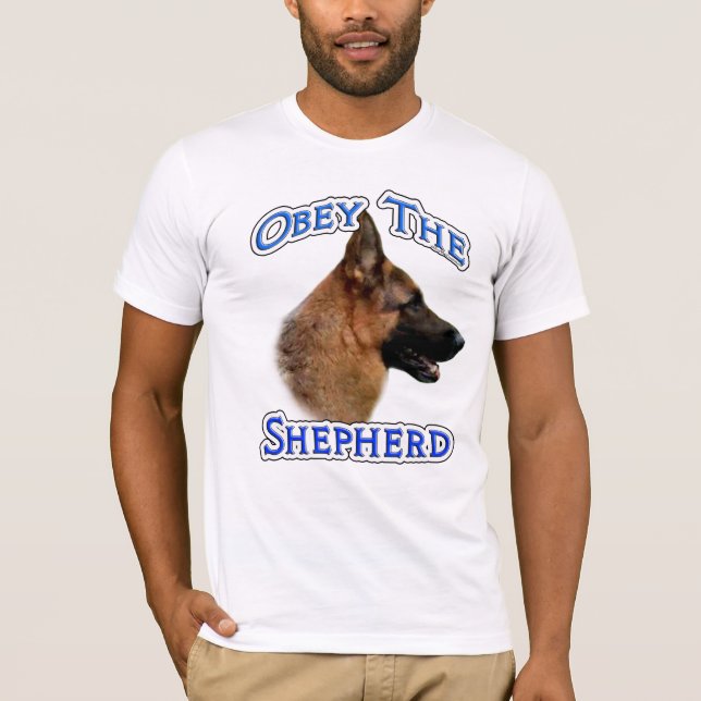 Camiseta Obedeça ao Pastor Alemão (Frente)