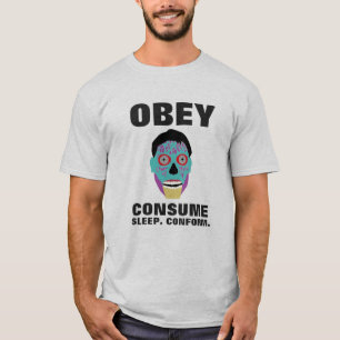 Camiseta Obedeça consomem o sono conformam-se