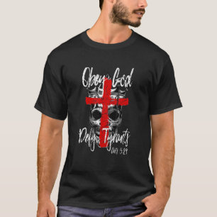 Camiseta Obedeça, Deus Defenda Tiranos Atos 529