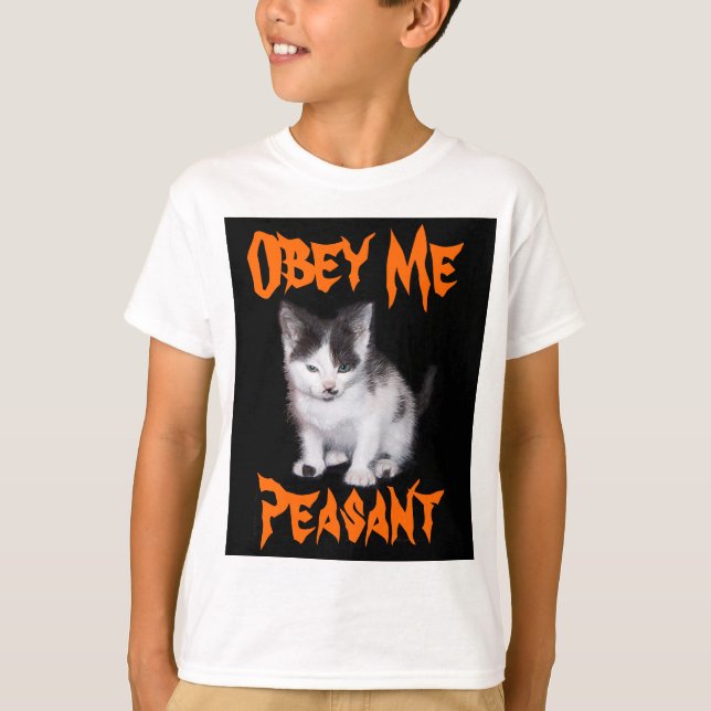 Camiseta Obedeça-me camponês (Frente)