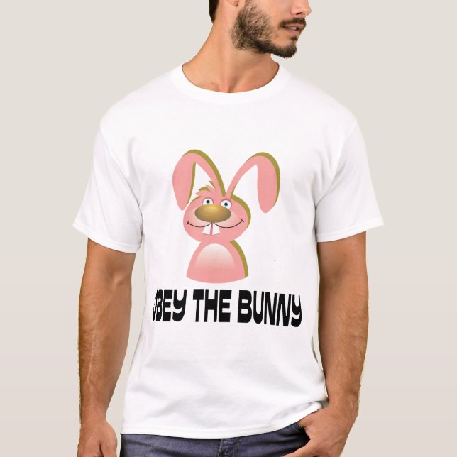 Camiseta Obedeça o coelho (Frente)