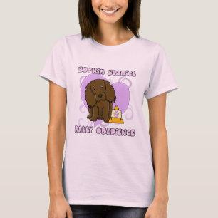 Camiseta Obediência da reunião do Spaniel de Kawaii Boyki