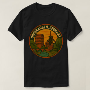 Camiseta Oberhausen Alemanha Arte Industrial