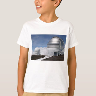 Camiseta Obervatórios de Mauna Kea, telescópio dos Gêmeos