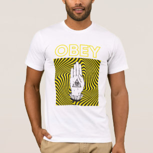 Camiseta Obey Brainwash Mente Controle Illuminati Olho De M