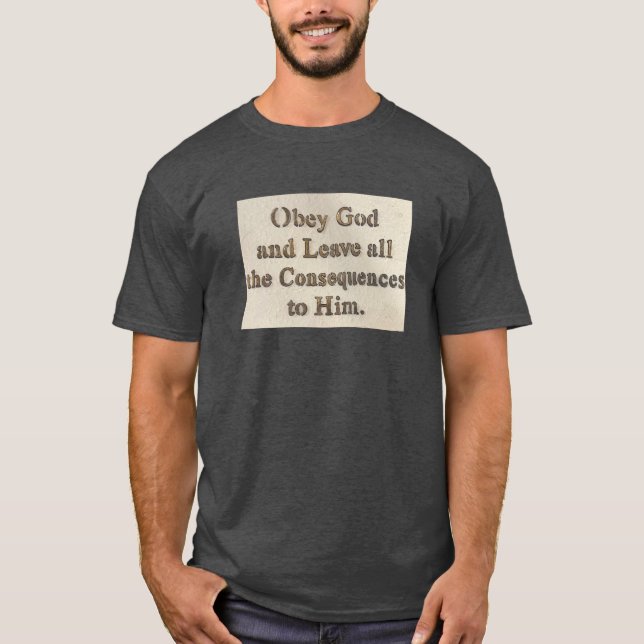 Camiseta Obey God (Frente)