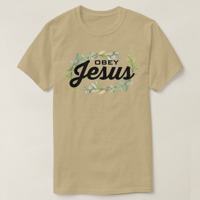 Camiseta Obey Jesus 2 (Frente do Design)