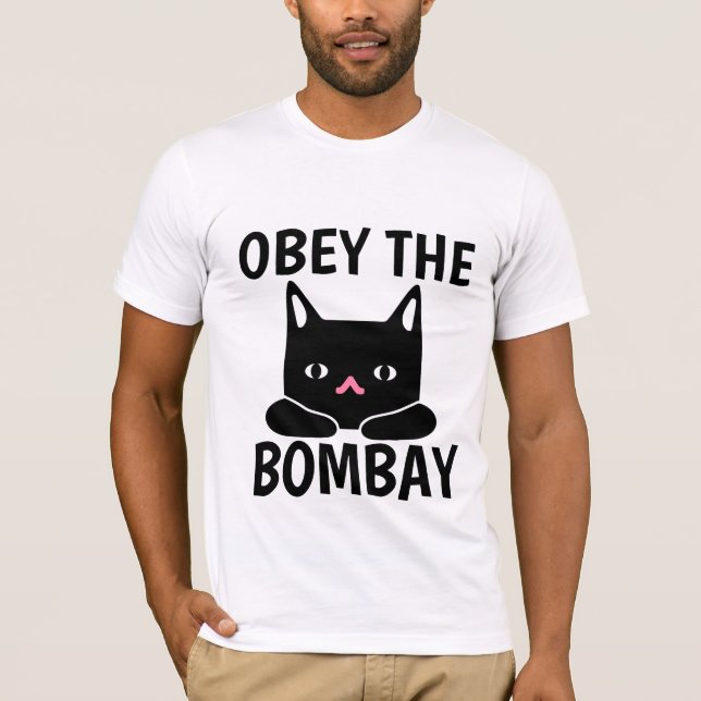 CAMISETA OBEY THE BOMBAY CAT T SHIRTS (Frente)